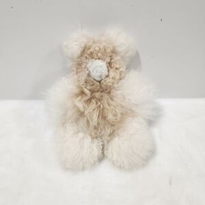 Alpaca Soft Fur Hypoallergenic Teddy Bear 10" Stuffed Animal Toy